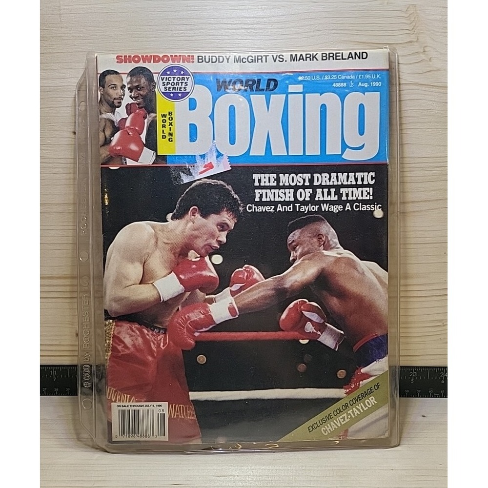 1991 December World Boxing Magazine Mike Tyson Holyfield Foreman Floyd Patterson